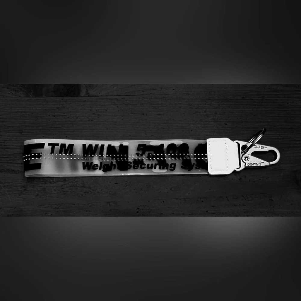 Off-White Clear With Black Key Lanyard_2